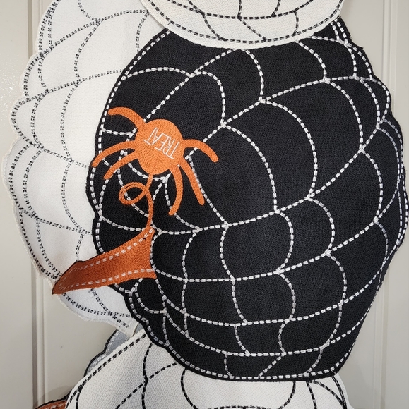 Pumpkin Table Runner with Spiders Trick or Treat 14" x 70" Halloween Table Decor - Picture 2 of 13